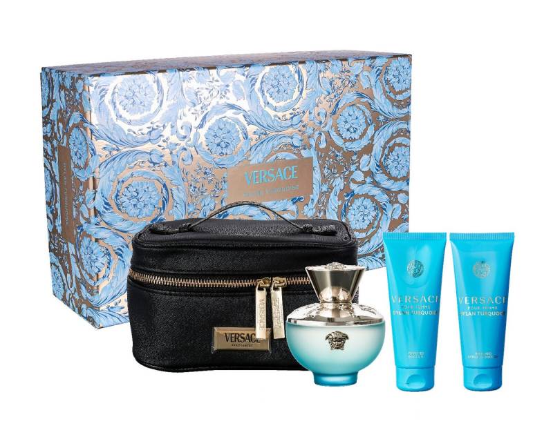Versace Duft-Set VERSACE DYLAN TUQUOISE EDT 100ML + BL 100ML + SG 100ML + POUCH von Versace