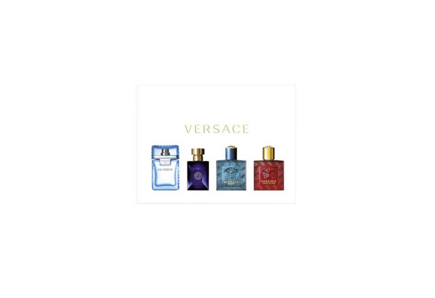 Versace Duft-Set VERSACE Homme Miniaturen, Duftset 4 x 5 ml, 4-tlg. von Versace