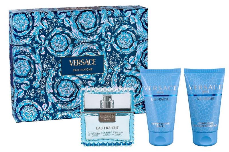 Versace Duft-Set VERSACE MAN EAU FRAICHE EDT 50ML + ASB 50ML + SG 50ML von Versace