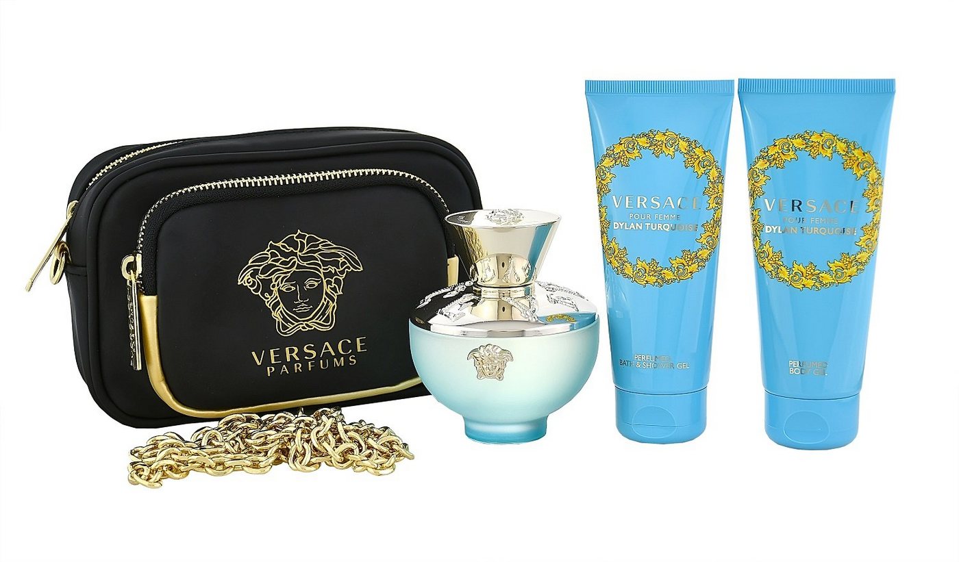 Versace Duft-Set Versace Dylan Turquoise EDT 100ml + SG 100ml + BG 100ml + pouch von Versace