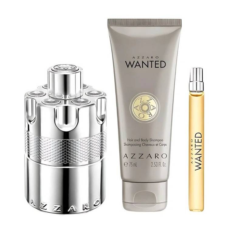 Versace Eau de Parfum Azzaro Wanted SET 100ml Eau de Parfum + 10ml EdP + 75ml Shampoo Men von Versace