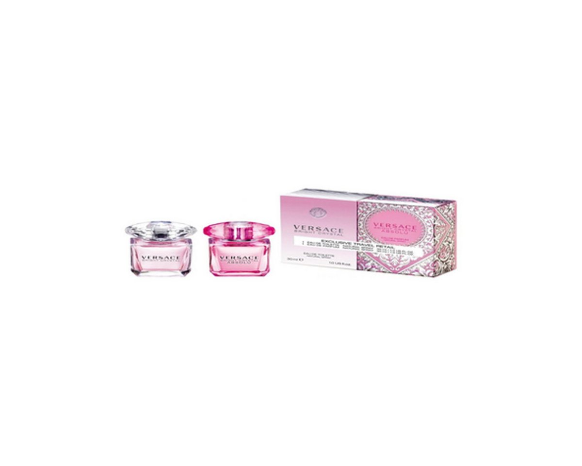 Versace Eau de Parfum VERSACE BRIGHT CRYSTAL + ABSOLU DUO EDP SPRAY 30ML x 2 von Versace