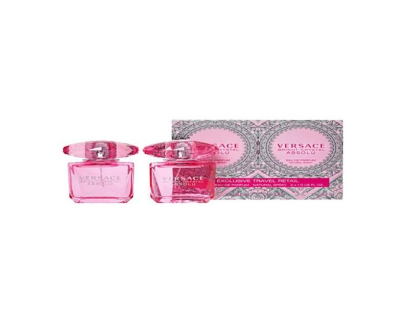 Versace Eau de Parfum VERSACE BRIGHT CRYSTAL + ABSOLU DUO EDP SPRAY 30ML x 2 von Versace