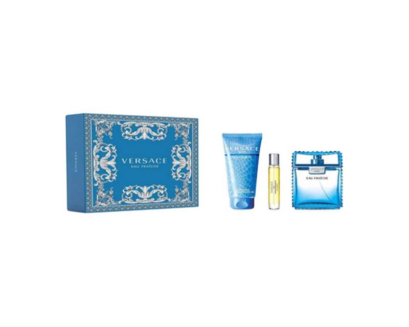 Versace Eau de Parfum VERSACE EAU FRAICHE SET: EDT SPRAY 100ML + SG 150ML + EDT SPRAY 10ML von Versace