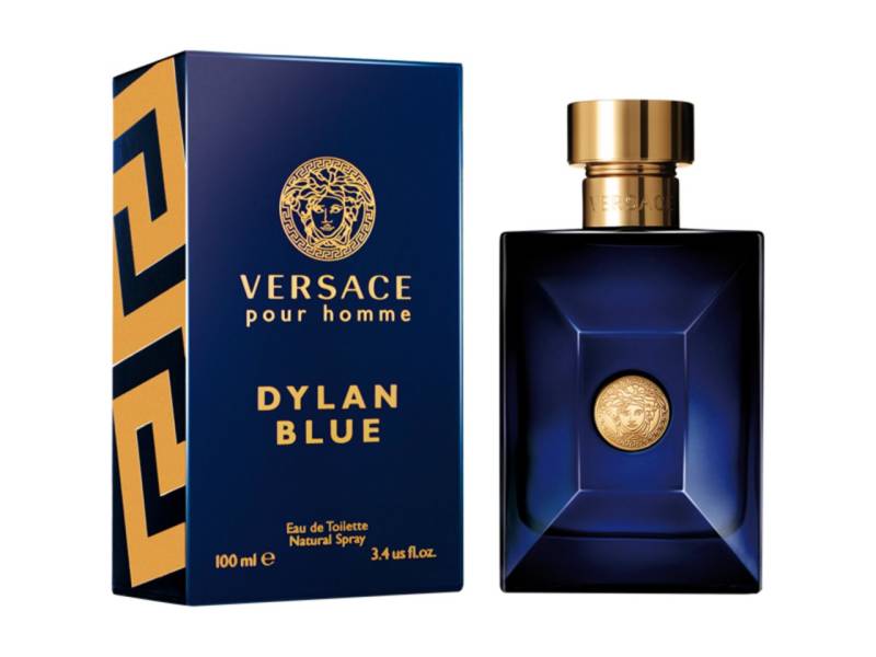 Versace Eau de Toilette Dylan Blue EdT Nat. Spray, Herrenduft von Versace
