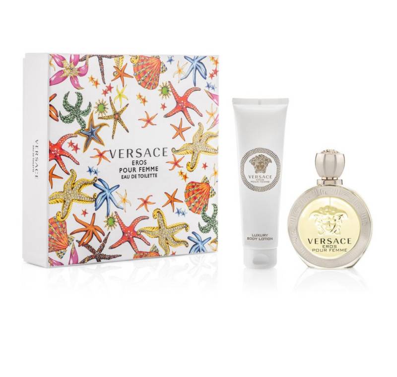 Versace Eau de Toilette Eros Pour Femme - EDT 100 ml + tìlové mléko 150 ml von Versace