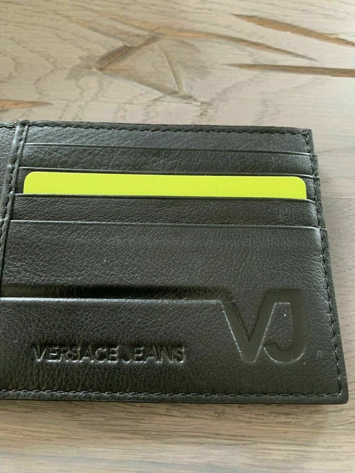 Versace Geldbörse VERSACE JEANS GELDBÖRSE KARTENETUI WALLET BAG CARDHOLDER GELDBEUTEL Po von Versace