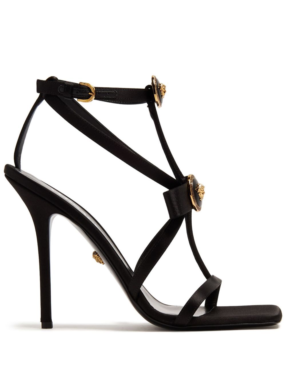 Versace Gianni Ribbon Sandalen 110mm - Schwarz von Versace