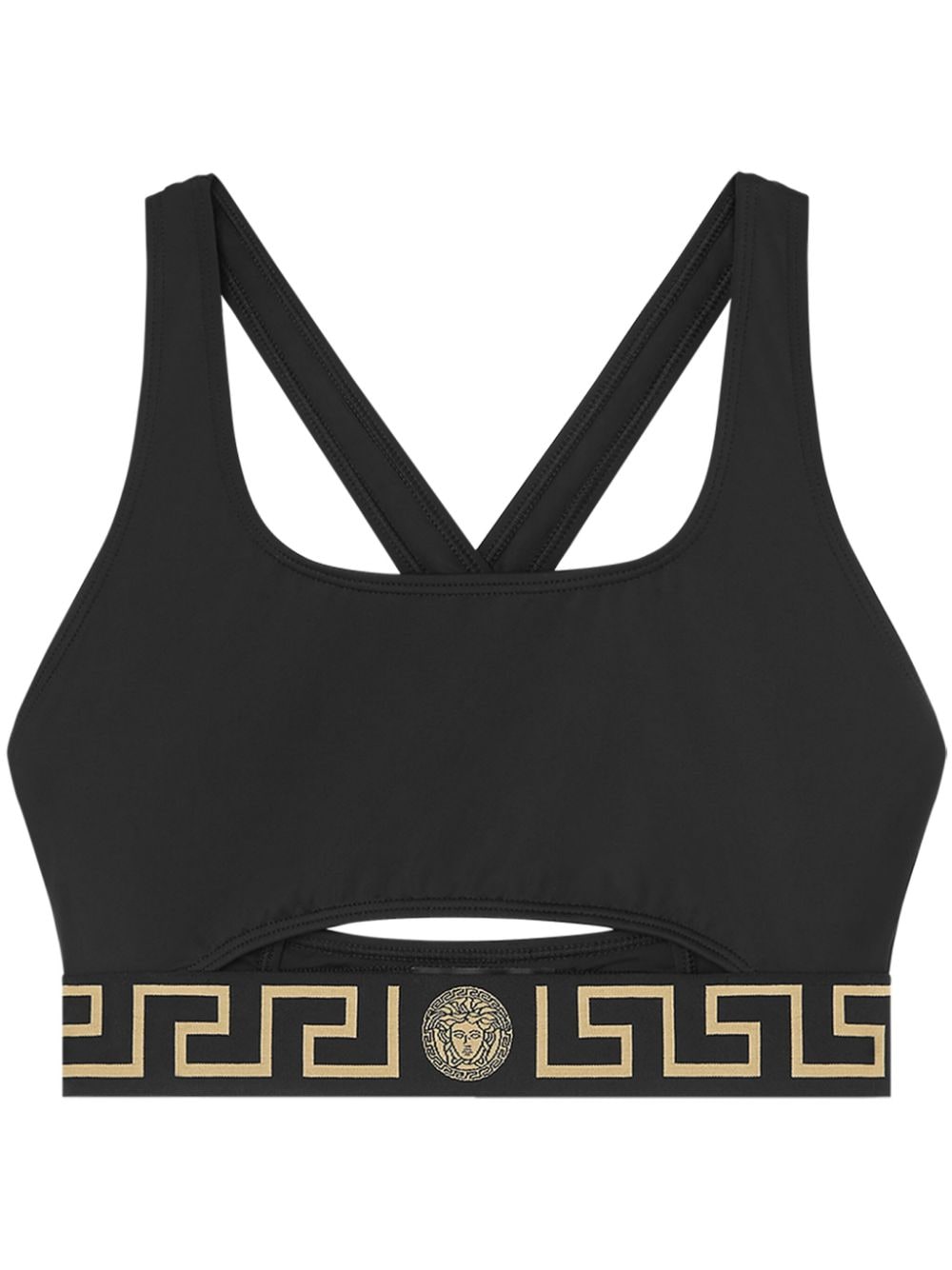 Versace Greca Bikinioberteil - Schwarz von Versace