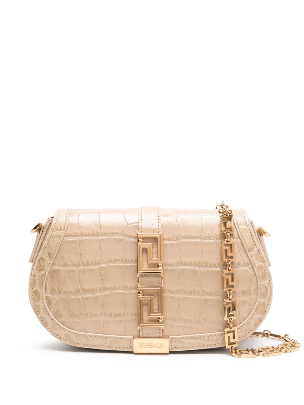 Versace Greca Goddess Schultertasche - Nude von Versace