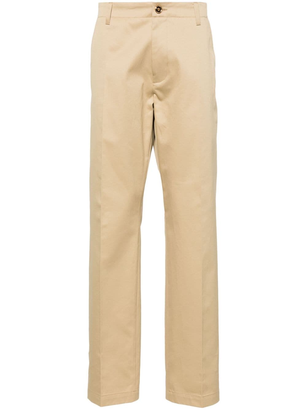 Versace Halbhohe Straight-Leg-Chino - Nude von Versace