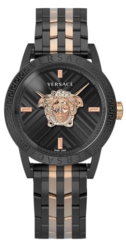 Versace Herren Armbanduhr 43 mm Armband Edelstahl Code RESTYLING von Versace