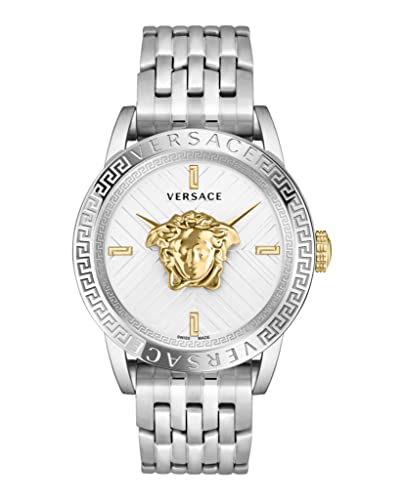 Versace Herren Armbanduhr 43 mm Armband Edelstahl Code RESTYLING von Versace