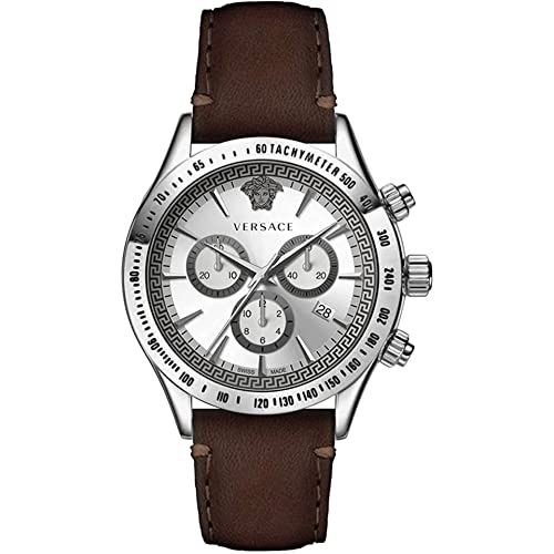 Versace Herren Armbanduhr Chrono Class.44 D/WSIL S/BR SS V301 VEV7001 19 von Versace