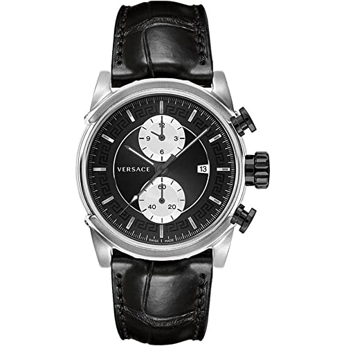 Versace Herren Armbanduhr Chrono URBAN 44 D/BLK S/BLK SS V295 VEV4001 19 von Versace