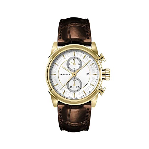 Versace Herren Armbanduhr Chrono URBAN 44 D/WSI S/BRW IP V297 VEV4003 19 von Versace