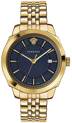 Versace Herren Armbanduhr ICON Classic 42 D/BLU B/IP2N V316 VEV9006 19 von Versace