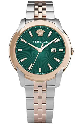 Versace Herren Armbanduhr V-Urban 42 mm Armband Edelstahl VELQ01019 von Versace