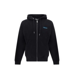 Versace Herren Schwarzer Baumwoll Kapuzenpullover von Versace