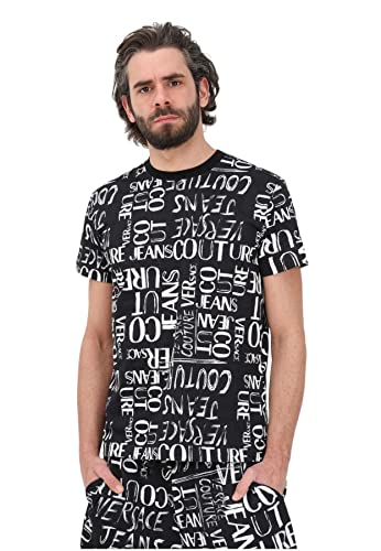 Versace Jeans 74GAH6S2JS167 74UP600 S Print Doodle Logo JER. COT Print Doodle T-Shirt Men von VERSACE JEANS COUTURE