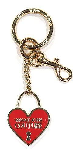 Versace Jeans Couture Schlüsselanhänger aus Metall Delux Chain - 74VAA8PC1 rot mit Karabiner und Ring zum Öffnen, rot, Einheitsgröße von VERSACE JEANS COUTURE