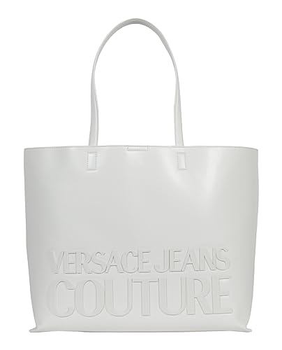 Versace Jeans Couture Shopper Maxi Logo 74VA4BH7 ZS613 003 weiß, Weiß, Large von VERSACE JEANS COUTURE