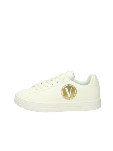 Versace Jeans Couture Sneakers Damen 75VA3SK3 Court Weiß, Weiß, 36 EU von Versace