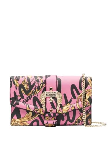 VERSACE JEANS COUTURE Umhängetasche, Clutch, Schwarz-Pink von VERSACE JEANS COUTURE