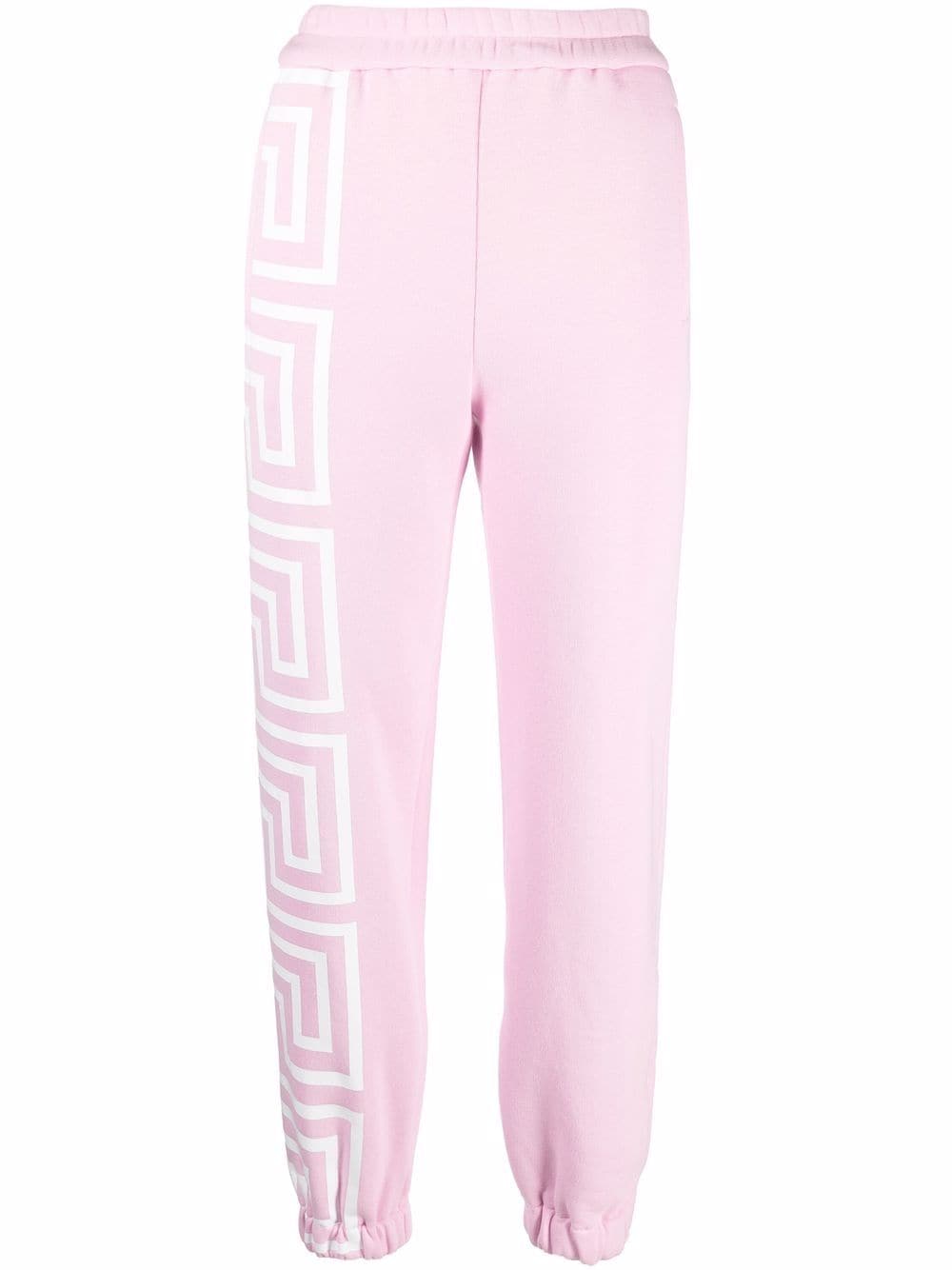 Versace Jogginghose mit Logo-Streifen - Rosa von Versace