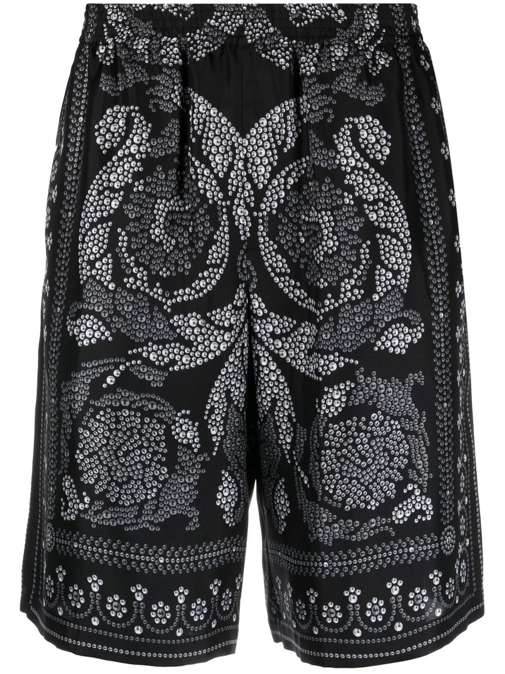 Versace Jogginghose mit Trompe-l'oeil-Print - Schwarz von Versace