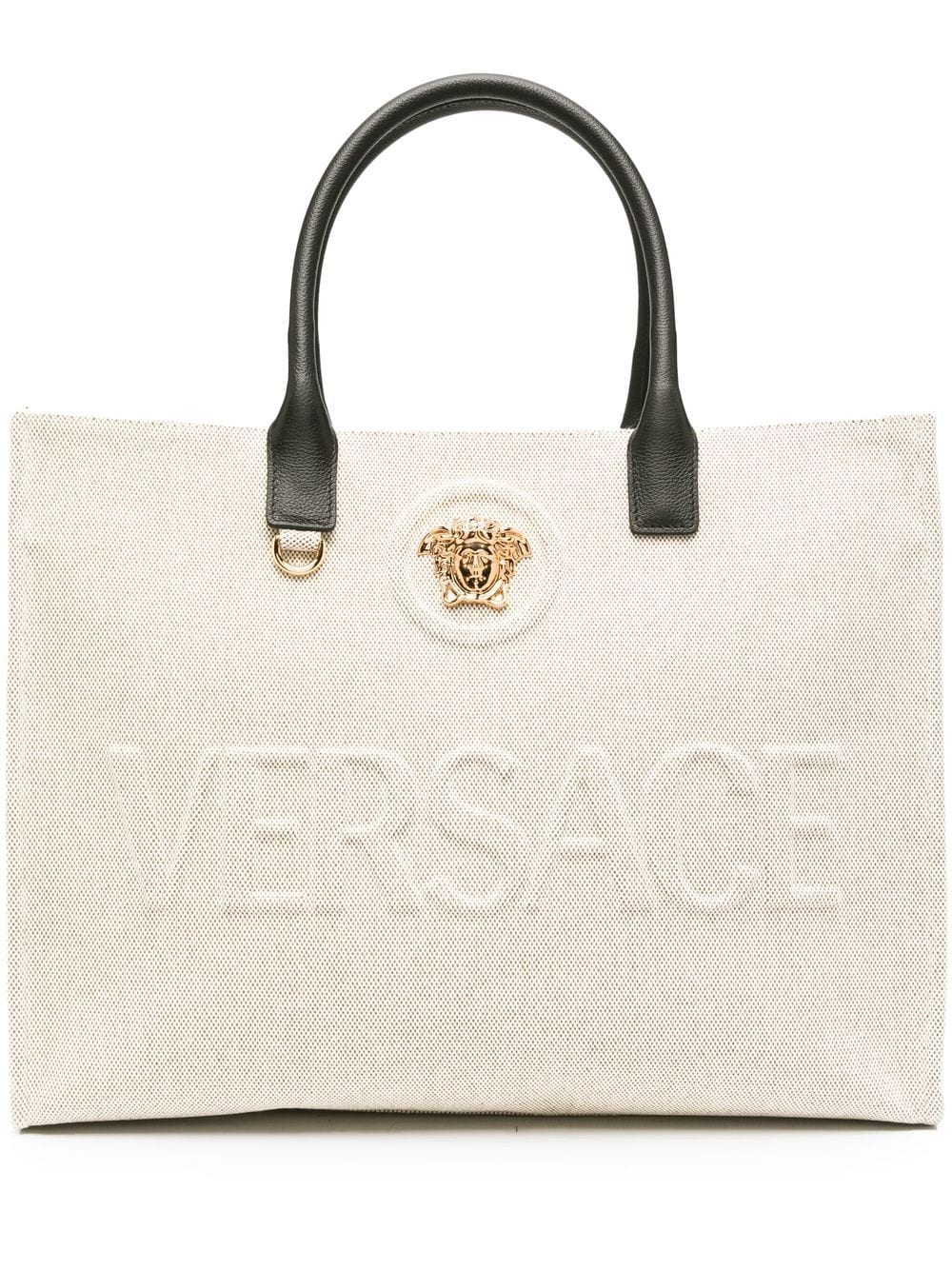 Versace La Medusa Handtasche - Nude von Versace