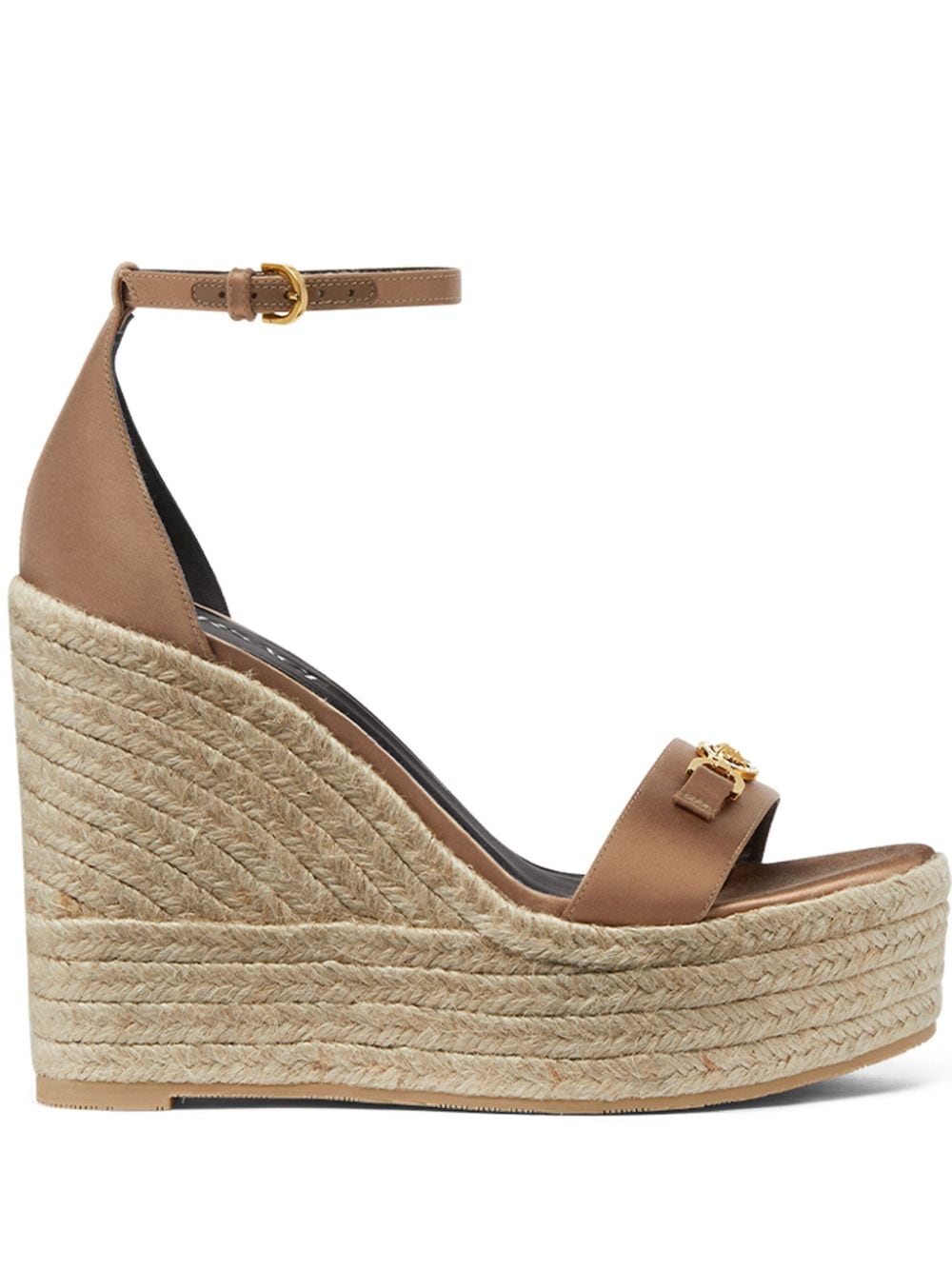 Versace Medusa '95 Wedge-Sandalen 120mm - Braun von Versace