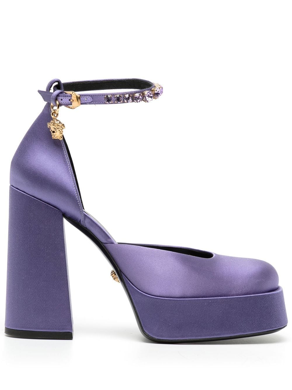 Versace Medusa Aevitas Pumps 125mm - Violett von Versace