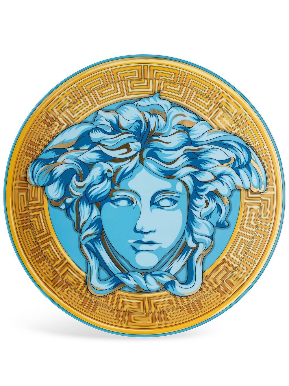 Versace Medusa Amplified Teller, 33,1cm - Blau von Versace