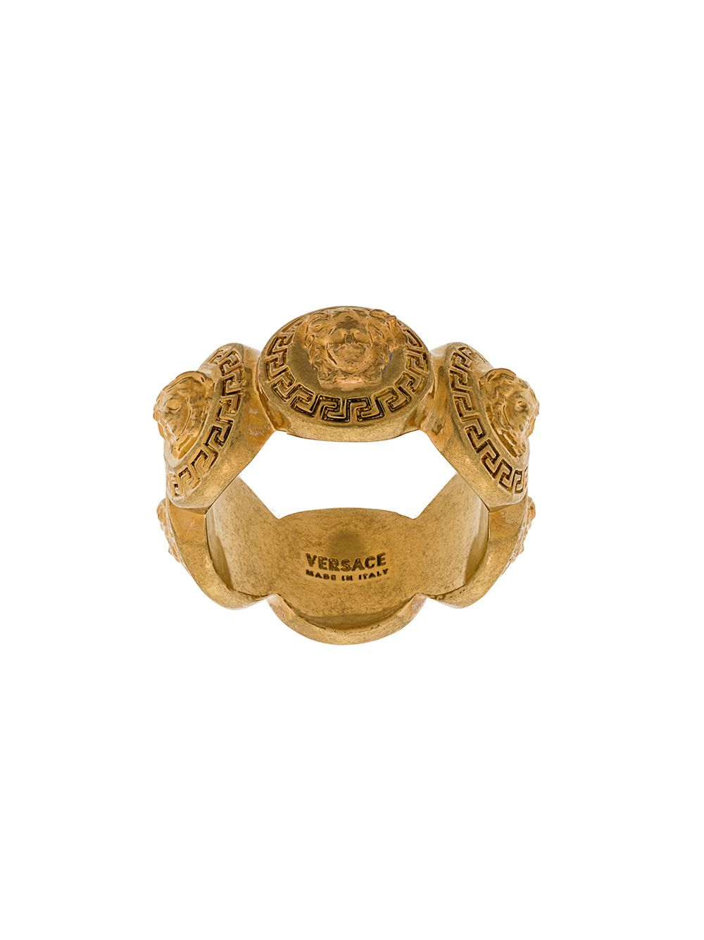 Versace 'Medusa' Ring - Metallic von Versace