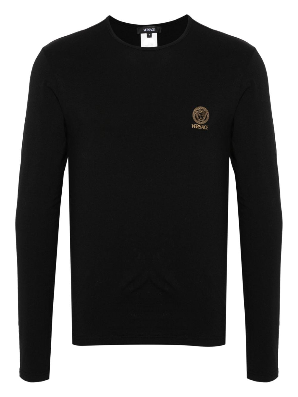 Versace Medusa Langarmshirt - Schwarz von Versace