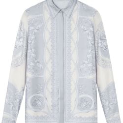 Versace Mehrfarbige Seidenbluse Für Damen von Versace