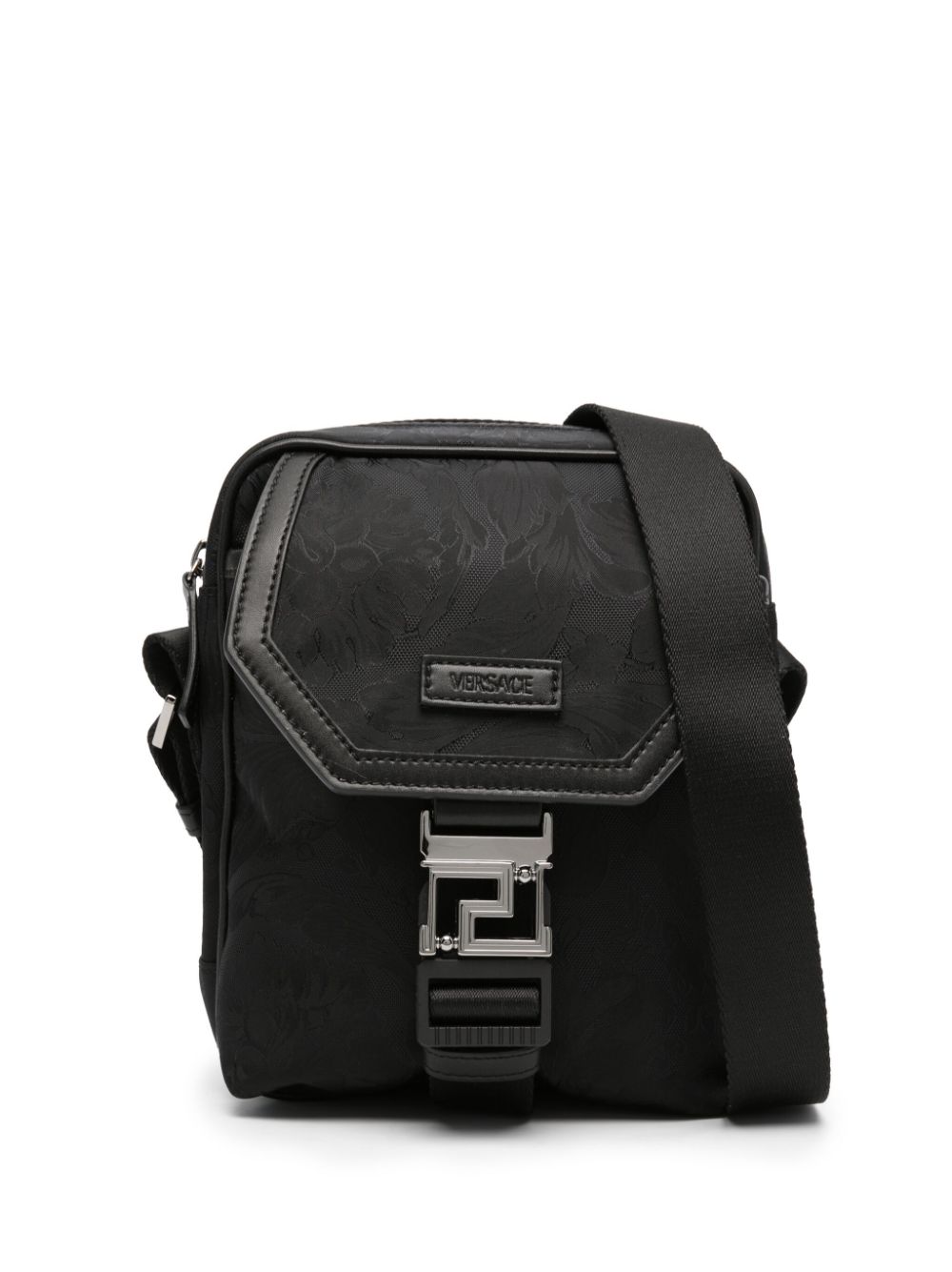 Versace Neo Nylon Schultertasche - Schwarz von Versace