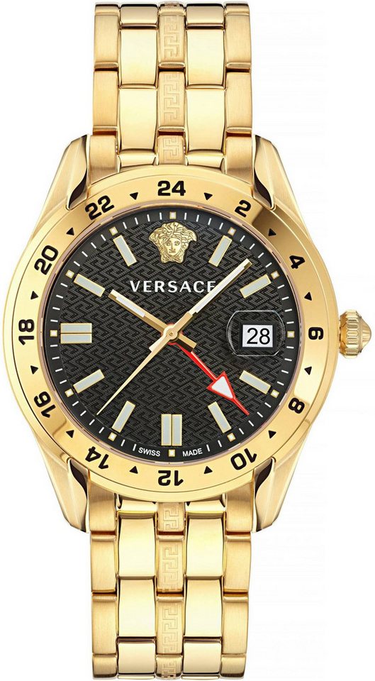 Versace Quarzuhr GRECA TIME GMT von Versace