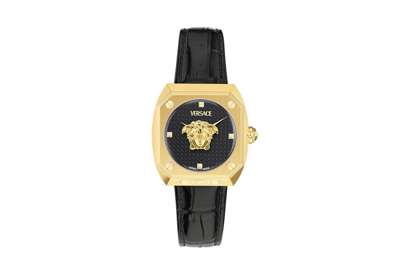 Versace Quarzuhr MEDUSA ANTARES VE0R00225, Armbanduhr, Damenuhr, Swiss Made, Lederarmband, analog von Versace