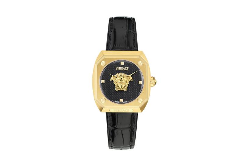 Versace Quarzuhr MEDUSA ANTARES VE0R00225, Armbanduhr, Damenuhr, Swiss Made, Lederarmband, analog von Versace