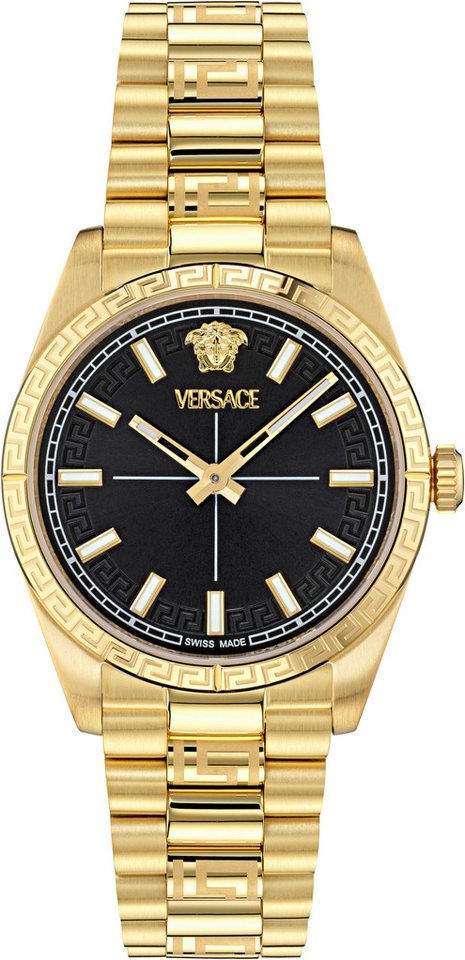 Versace Quarzuhr MILLENYIUM LADY VE0E00625, Armbanduhr, Damenuhr, Swiss Made, Edelstahlarmband, analog Versace Quarzuhr MILLENYIUM LADY VE0E00625, Armbanduhr, Damenuhr, Swiss Made, Edelstahlarmband, analog von Versace