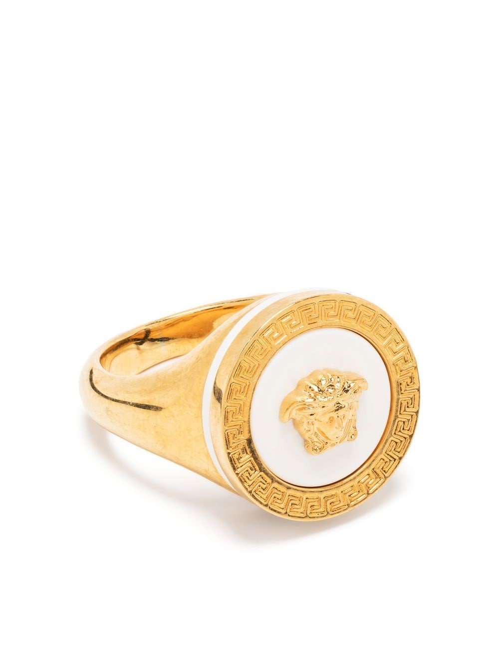 Versace Ring mit Medusa-Schild - Gold von Versace