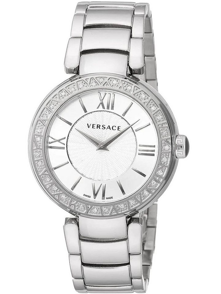 Versace Schweizer Uhr Leda Diamonds, Mit Echtheitskarte und CLG Sicherheitsnummer von Versace