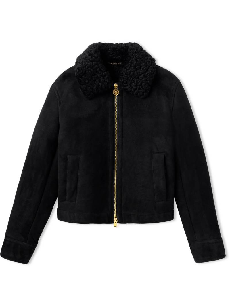 Versace - Shearling Jacket - Men - Black - IT 46 Versace - Shearling Jacket - Men - Black - IT 46 von Versace