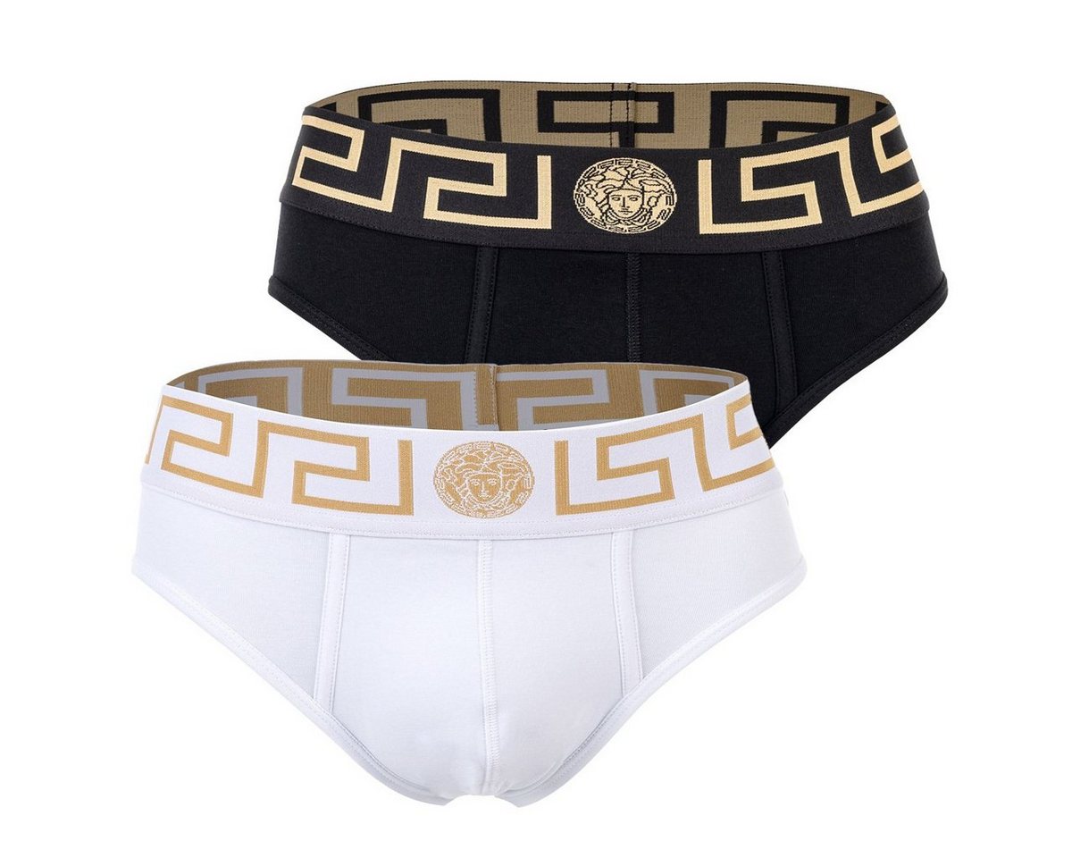 Versace Slip Herren Slip, 2er Pack - TOPEKA, Baumwolle von Versace