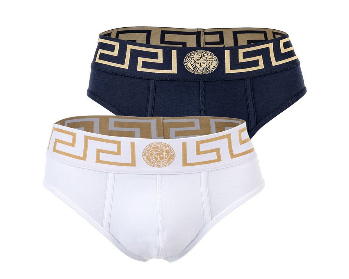 Versace Slip Herren Slip, 2er Pack - TOPEKA, Baumwolle von Versace