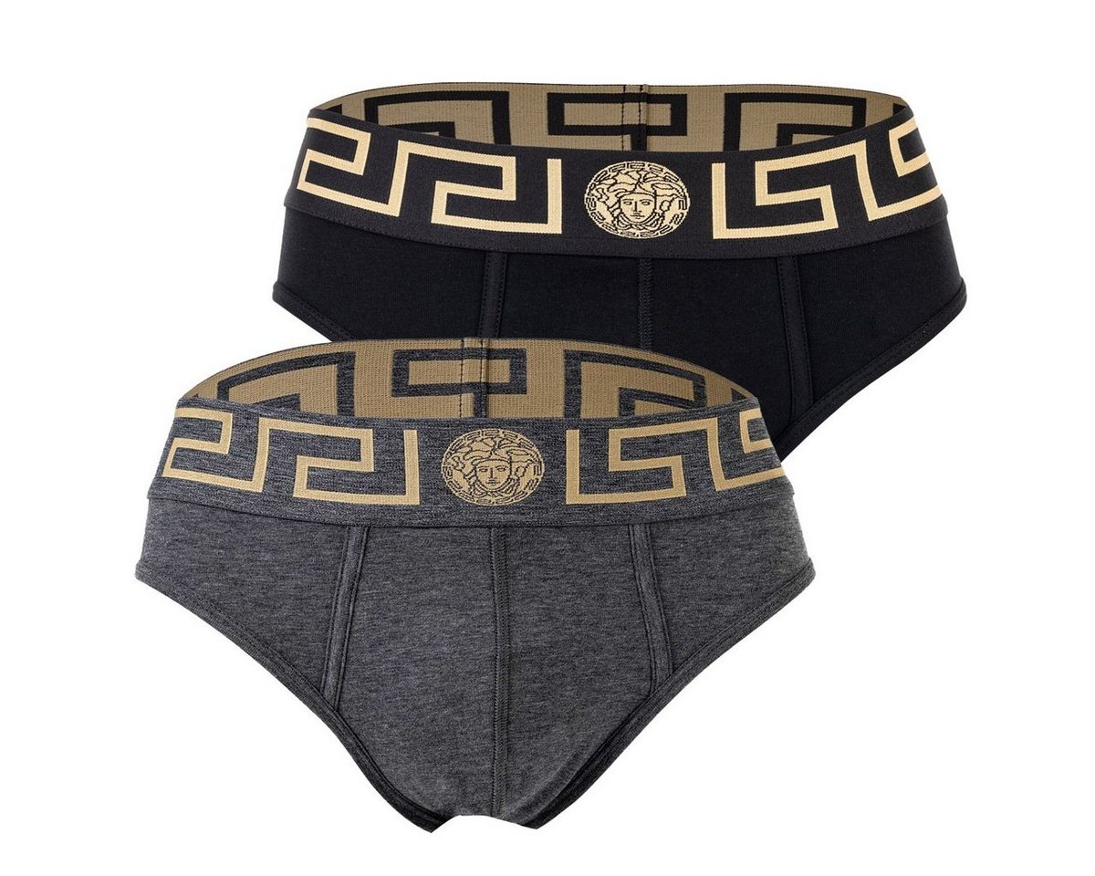 Versace Slip Herren Slip, 2er Pack - TOPEKA, Baumwolle von Versace