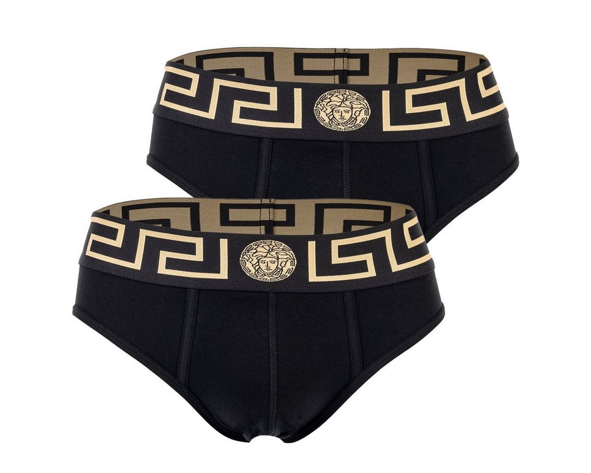 Versace Slip Herren Slip, 2er Pack - TOPEKA, Baumwolle von Versace