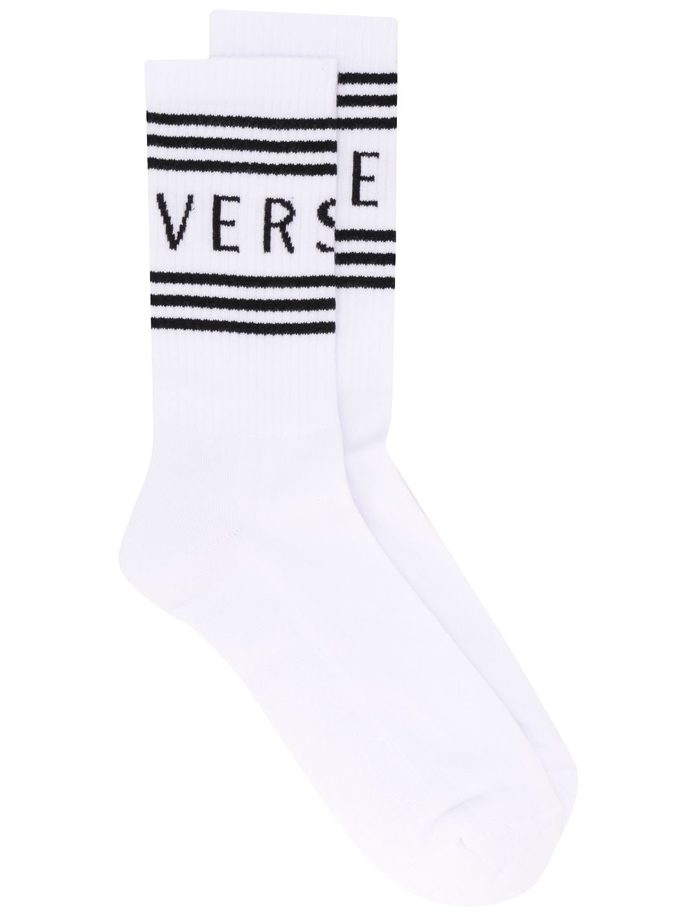 Versace Socken mit Logo - Weiß von Versace